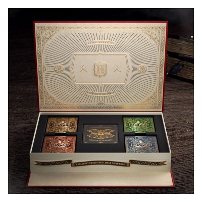 THEORY11 HARRY POTTER POKER PLAYING CARDS PREMIUM BOX SET 4 DECKS