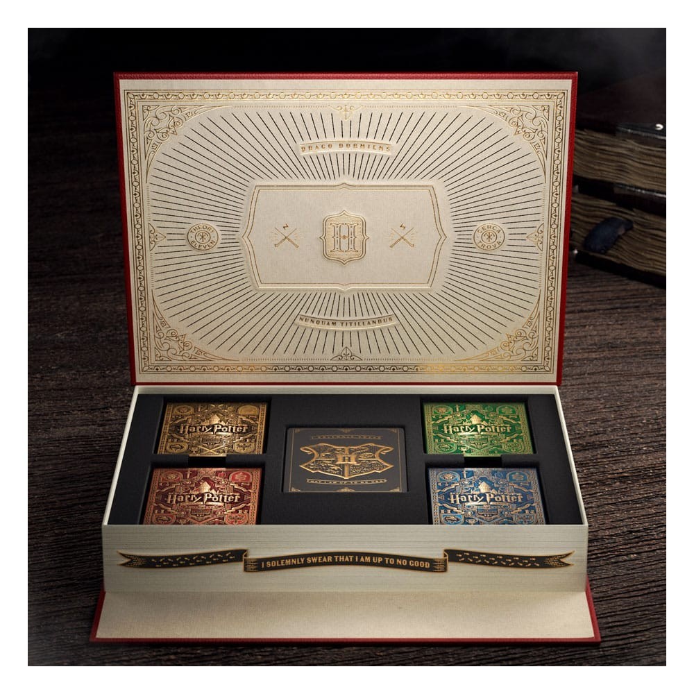 THEORY11 HARRY POTTER POKER PLAYING CARDS PREMIUM BOX SET 4 DECKS