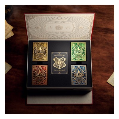 THEORY11 HARRY POTTER POKER PLAYING CARDS PREMIUM BOX SET 4 DECKS