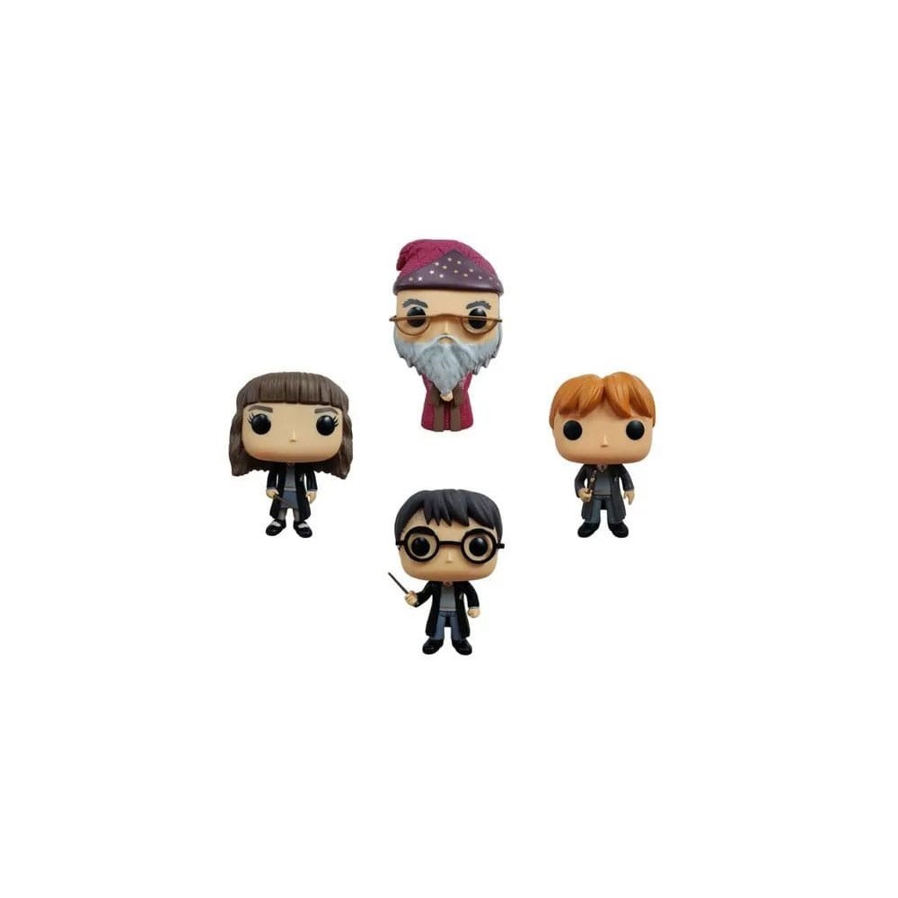 FUNKO FUNKO POP! HARRY POTTER 4-PACK BOBBLE HEAD KNOCKER FIGURE