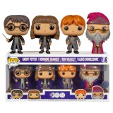 FUNKO FUNKO POP! HARRY POTTER 4-PACK BOBBLE HEAD KNOCKER FIGURE