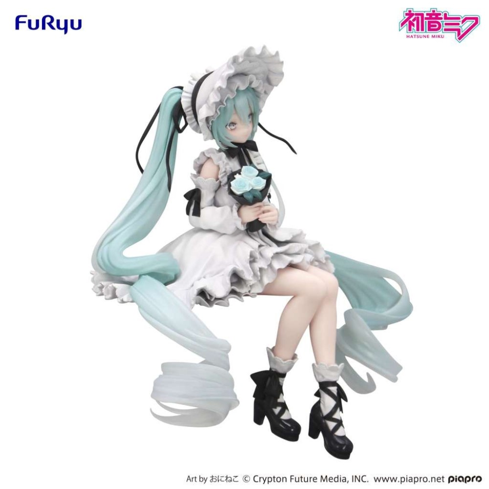 FURYU HATSUNE MIKU VINTAGE DOLL STYLE NOODLE STOPPER PVC FIGURE STATUE
