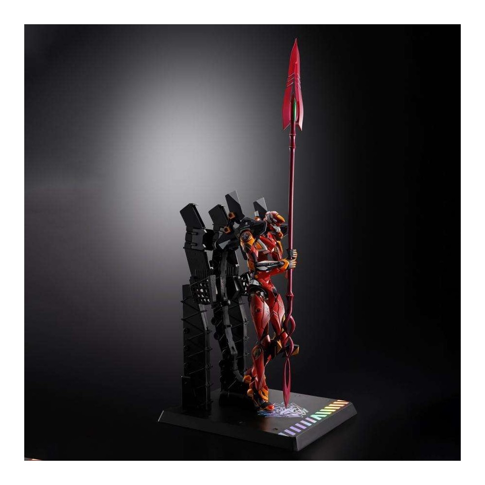 BANDAI NEON GENESIS EVANGELION METAL BUILD EVA 02 SPEAR OF GAIUS 22CM ACTION FIGURE