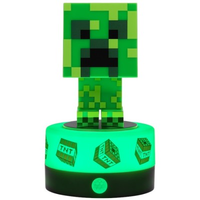 MINECRAFT CREEPER ICON ROOM GUARDS LAMPADA SONORA CON SENSORE DI MOVIMENTO PALADONE PRODUCTS