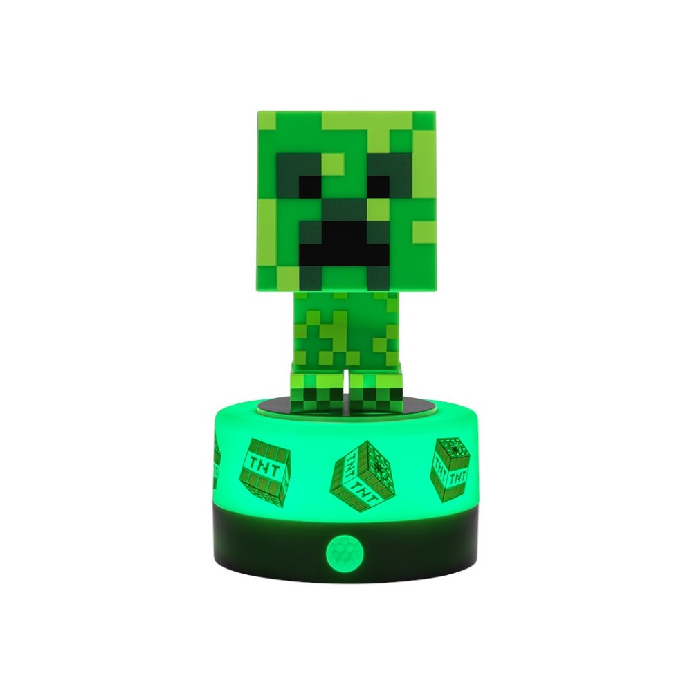 MINECRAFT CREEPER ICON ROOM GUARDS LAMPADA SONORA CON SENSORE DI MOVIMENTO PALADONE PRODUCTS