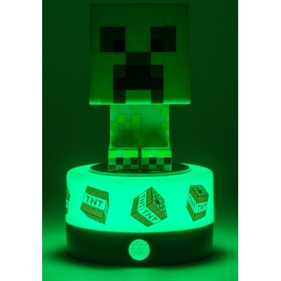PALADONE PRODUCTS MINECRAFT CREEPER ICON ROOM GUARDS MOTION ACTIVATED LIGHT WITH SOUND