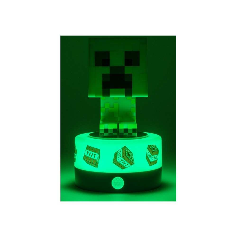 MINECRAFT CREEPER ICON ROOM GUARDS LAMPADA SONORA CON SENSORE DI MOVIMENTO PALADONE PRODUCTS