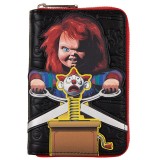 CHUCKY CLOWN PORTAFOGLIO ZIP DONNA LOUNGEFLY