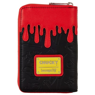 LOUNGEFLY CHUCKY CLOWN WOMAN ZIP WALLET