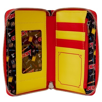 LOUNGEFLY CHUCKY CLOWN WOMAN ZIP WALLET