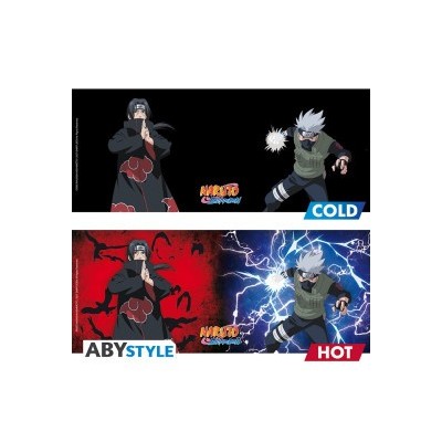 ABYSTYLE NARUTO SHIPPUDEN KAKASHI VS ITACHI HEAT CHANGE MUG 460ML