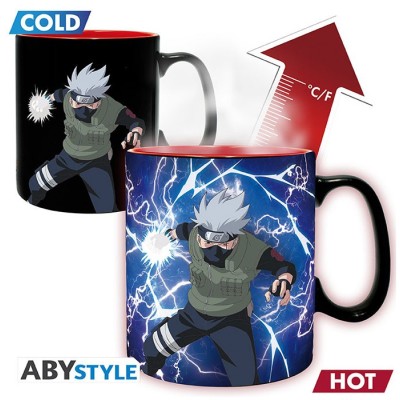 NARUTO SHIPPUDEN KAKASHI VS ITACHI TAZZA CAMBIACOLORE 460ML ABYSTYLE