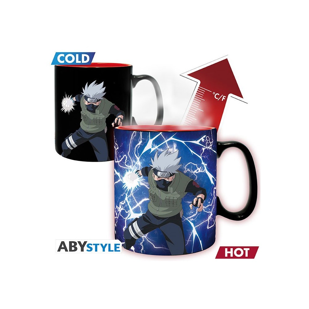 NARUTO SHIPPUDEN KAKASHI VS ITACHI TAZZA CAMBIACOLORE 460ML ABYSTYLE