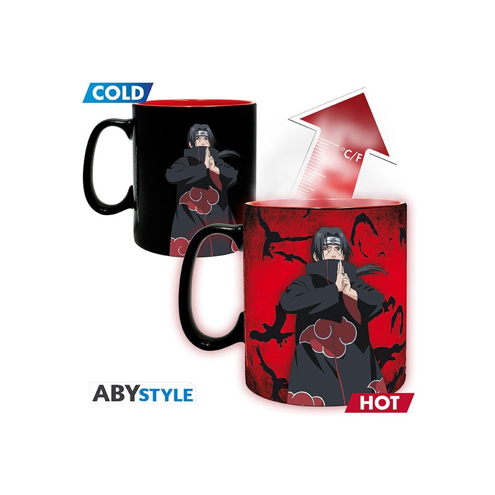 ABYSTYLE NARUTO SHIPPUDEN KAKASHI VS ITACHI HEAT CHANGE MUG 460ML