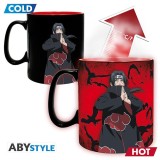 ABYSTYLE NARUTO SHIPPUDEN KAKASHI VS ITACHI HEAT CHANGE MUG 460ML