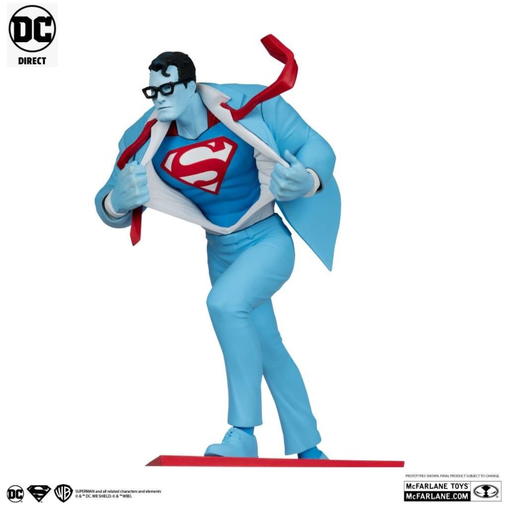 DC DIRECT SUPERMAN RED AND BLUE BY CLAYTON HENRY STATUA FIGURE MC FARLANE