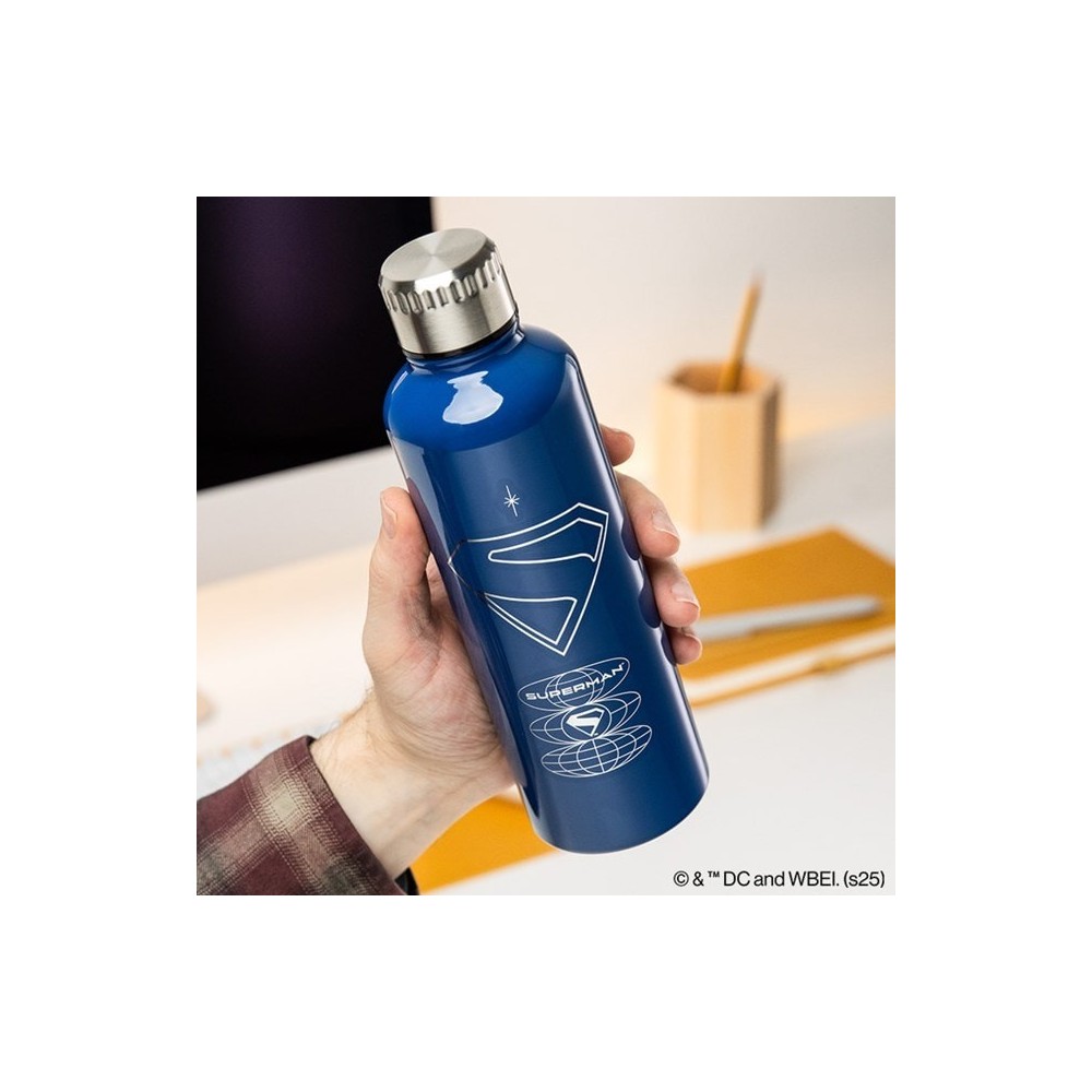 PALADONE PRODUCTS SUPERMAN 2025 MOVIE METAL WATER BOTTLE 500ML