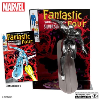 MARVEL COLLECTION PVC STATUE SILVER SURFER (FANTASTIC FOUR 72) 1/6 STATUA FIGURE MC FARLANE