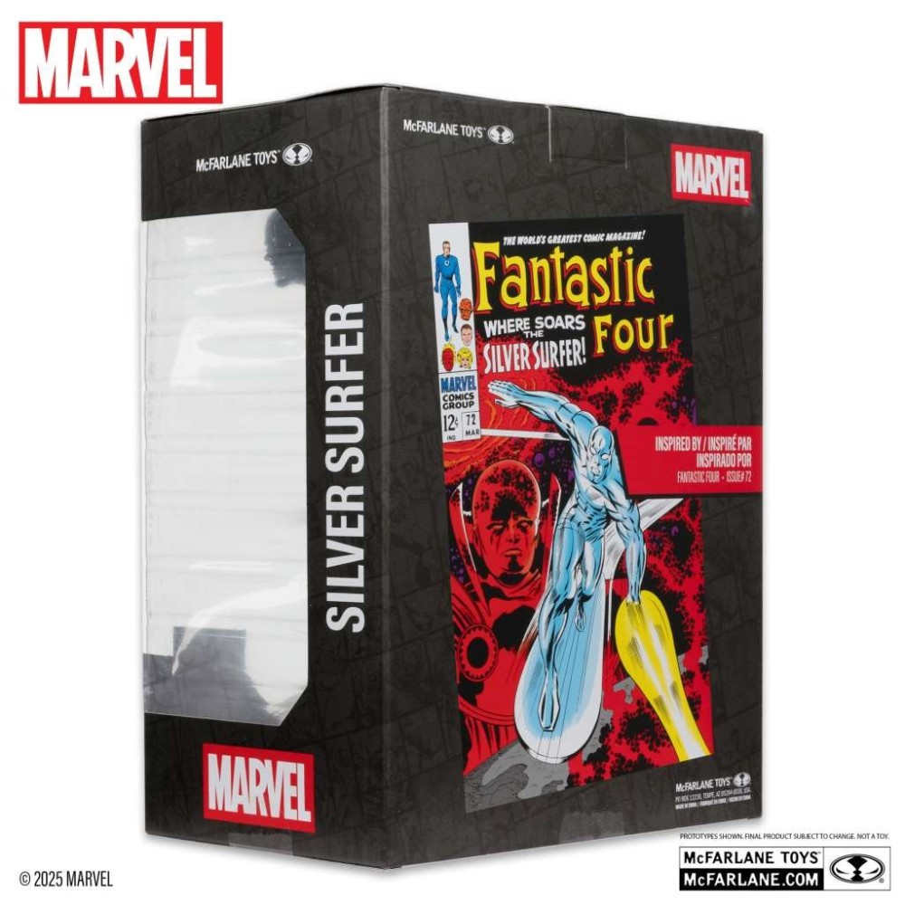 MC FARLANE MARVEL COLLECTION PVC STATUE SILVER SURFER (FANTASTIC FOUR 72) 1/6 SCALE PVC STATUE FIGURE