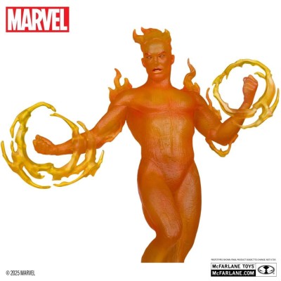 MC FARLANE MARVEL COLLECTION PVC STATUE HUMAN TORCH (MARVEL 2 IN 1 10) 1/6 SCALE STATUE FIGURE