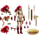 BOSS FIGHT STUDIO RED SONJA LIMITED GOLD AND RED EPIC H.A.C.K.S. SERIES PVC ACTION FIGURE