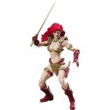 BOSS FIGHT STUDIO RED SONJA LIMITED GOLD AND RED EPIC H.A.C.K.S. SERIES PVC ACTION FIGURE