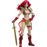 BOSS FIGHT STUDIO RED SONJA LIMITED GOLD AND RED EPIC H.A.C.K.S. SERIES PVC ACTION FIGURE