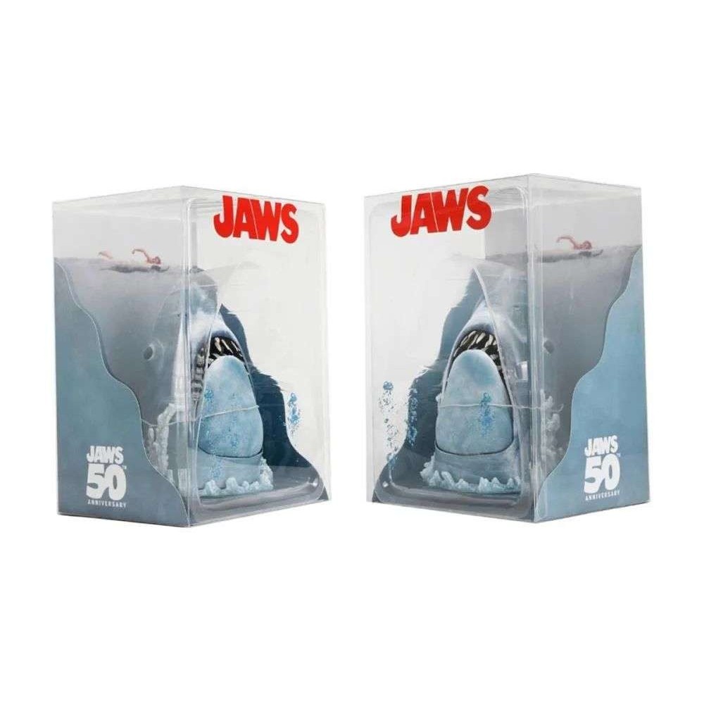 JAWS LO SQUALO 50TH ANNIVERSARY POSTER SERIES DISPLAY FIGURE NECA