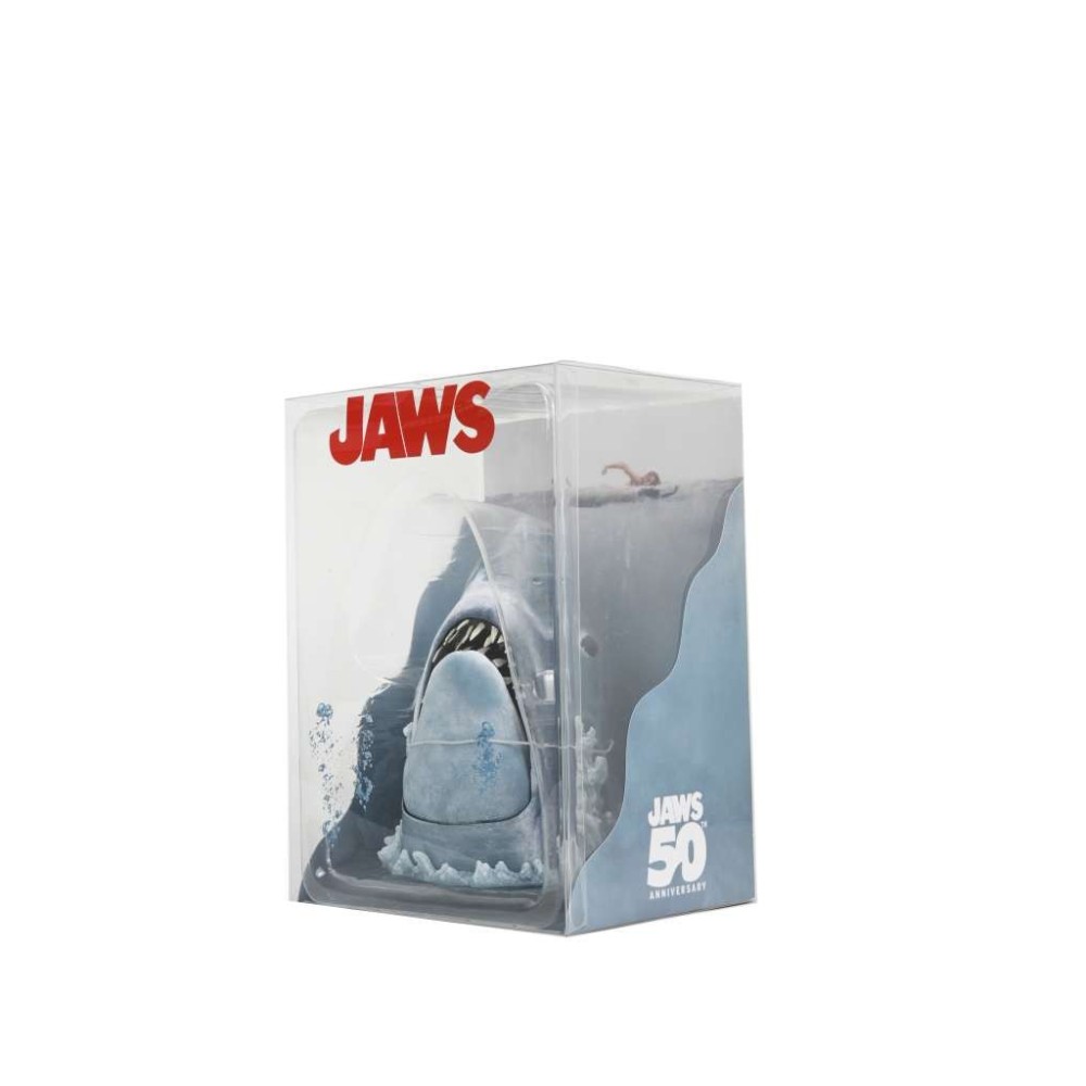 JAWS LO SQUALO 50TH ANNIVERSARY POSTER SERIES DISPLAY FIGURE NECA