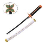 DEMON SLAYER SHINOBU KOCHO MINI KATANA IN BAMBOO REPLICA 45CM