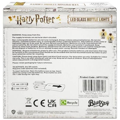 HARRY POTTER LED POTION STRING LIGHTS CATENA DI LUCI BLUE SKY STUDIOS