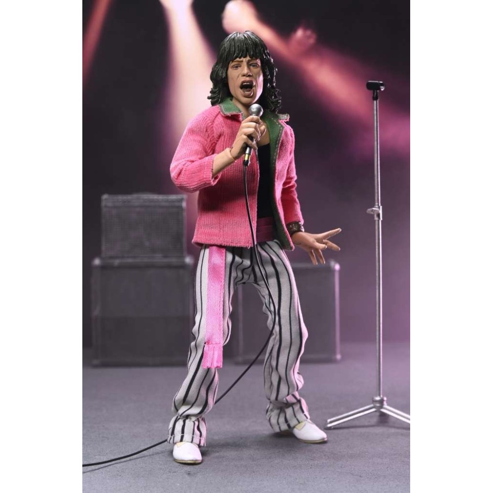 THE ROLLING STONES MICK JAGGER 1975 CLOTHED ACTION FIGURE NECA
