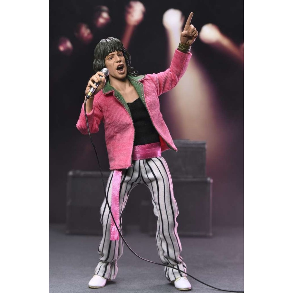THE ROLLING STONES MICK JAGGER 1975 CLOTHED ACTION FIGURE NECA