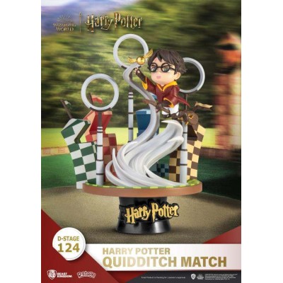 BEAST KINGDOM D-STAGE 124 HARRY POTTER QUIDDITCH MATCH DIORAMA STATUE FIGURE