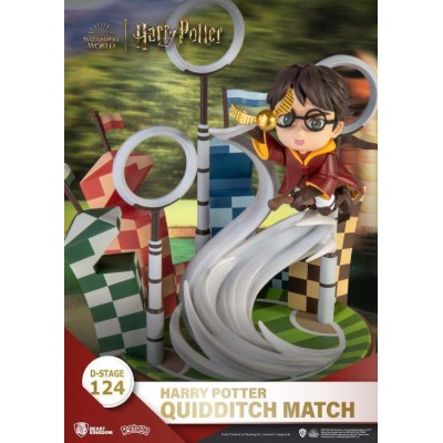 BEAST KINGDOM D-STAGE 124 HARRY POTTER QUIDDITCH MATCH DIORAMA STATUE FIGURE