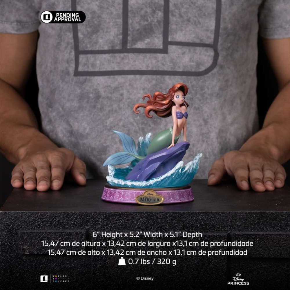 DISNEY'S ANIME PRINCESS ARIEL STATUA FIGURE IRON STUDIOS