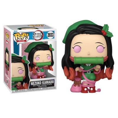 FUNKO FUNKO POP! PLUS DEMON SLAYER NEZUKO KAMADO HOLIDAY VER. BOBBLE HEAD FIGURE