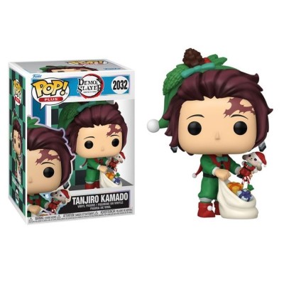FUNKO FUNKO POP! PLUS DEMON SLAYER TANJIRO KAMADO HOLIDAY VER. BOBBLE HEAD FIGURE