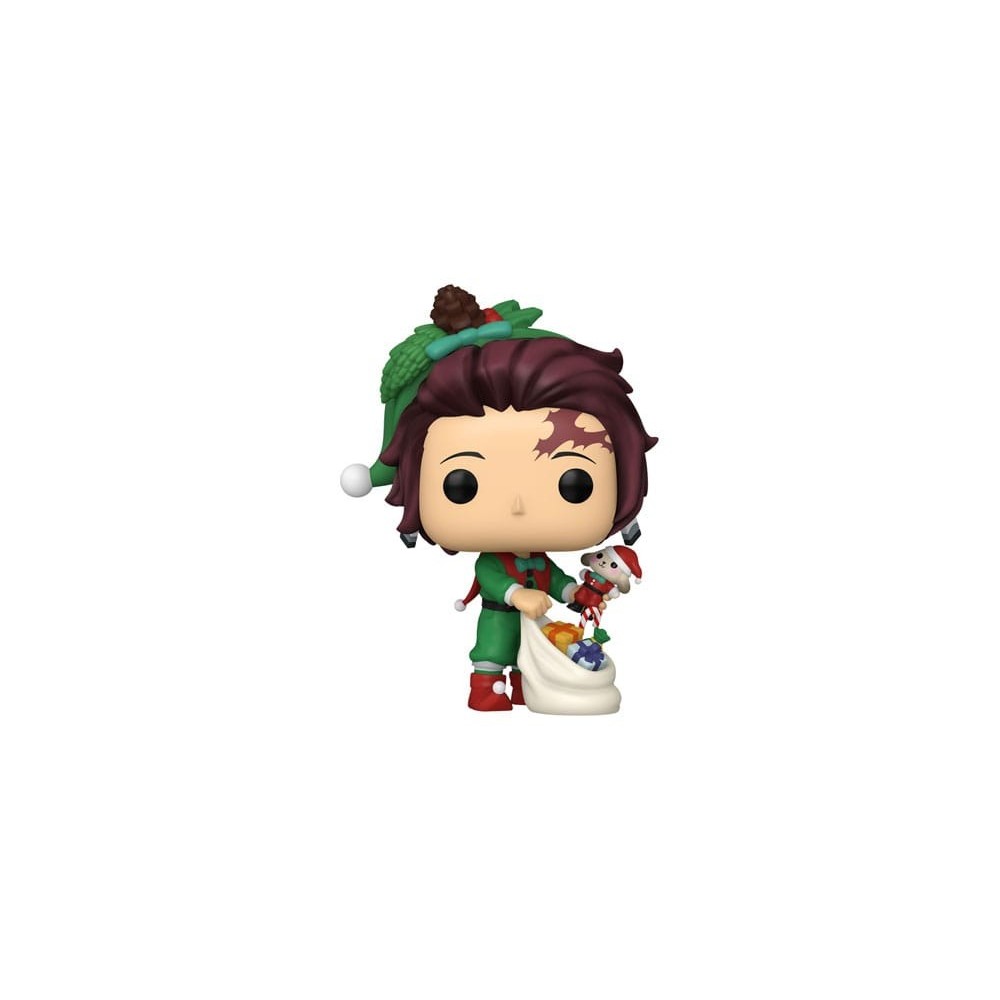 FUNKO POP! DEMON SLAYER TANJIRO KAMADO HOLIDAY BOBBLE HEAD FIGURE FUNKO