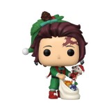 FUNKO POP! DEMON SLAYER TANJIRO KAMADO HOLIDAY BOBBLE HEAD FIGURE FUNKO