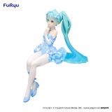 FURYU HATSUNE MIKU FLOWER FAIRY NEMOPHILA PAIL BLUE VER. NOODLE STOPPER FIGURE STATUE