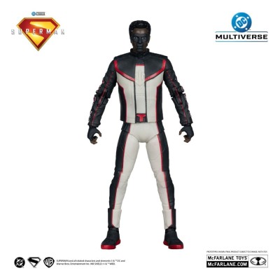DC MULTIVERSE SUPERMAN MOVIE 2025 MR. TERRIFIC DELUXE RED PLATINUM ACTION FIGURE MC FARLANE