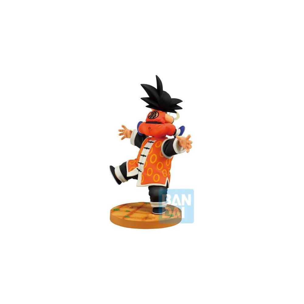 BANDAI DRAGON BALL SON GOKU & GRANDPA ICHIBANSHO DRAGON HISTORY II PVC STATUE FIGURE