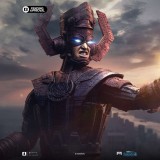 FANTASTIC FOUR GALACTUS BATTLE DIORAMA DEMI ART SCALE 1/20 STATUA FIGURE IRON STUDIOS