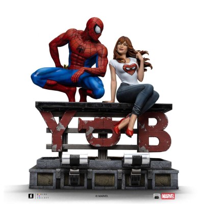 IRON STUDIOS SPIDER-MAN AND MJ 1/6 SCALE DIORAMA RESIN STATUE FIGURE