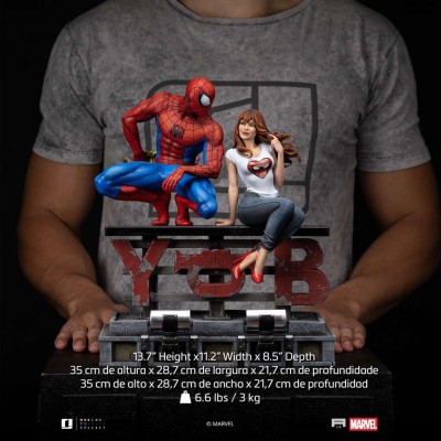 SPIDER-MAN AND MJ 1/6 SCALE DIORAMA STATUA FIGURE IRON STUDIOS
