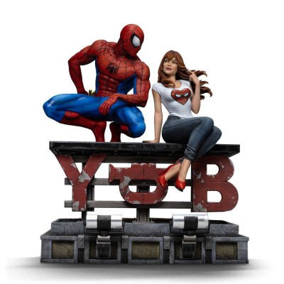 SPIDER-MAN AND MJ 1/6 SCALE DIORAMA STATUA FIGURE IRON STUDIOS