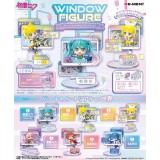 HATSUNE MIKU WINDOW FIGURE COLLECTION DISPLAY 6-PACK BOX MINI FIGURE RE-MENT
