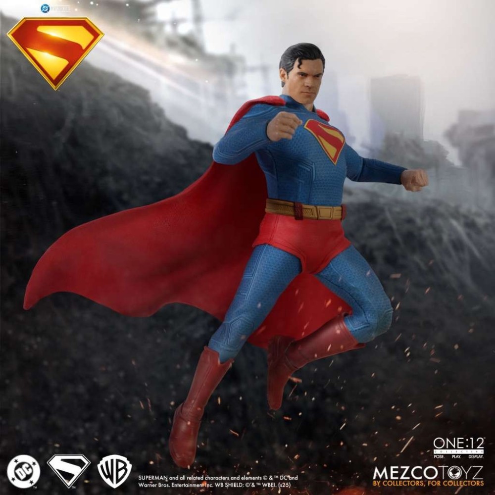 MEZCO TOYS SUPERMAN THE MOVIE ONE:12 COLLECTIVE PVC ACTION FIGURE