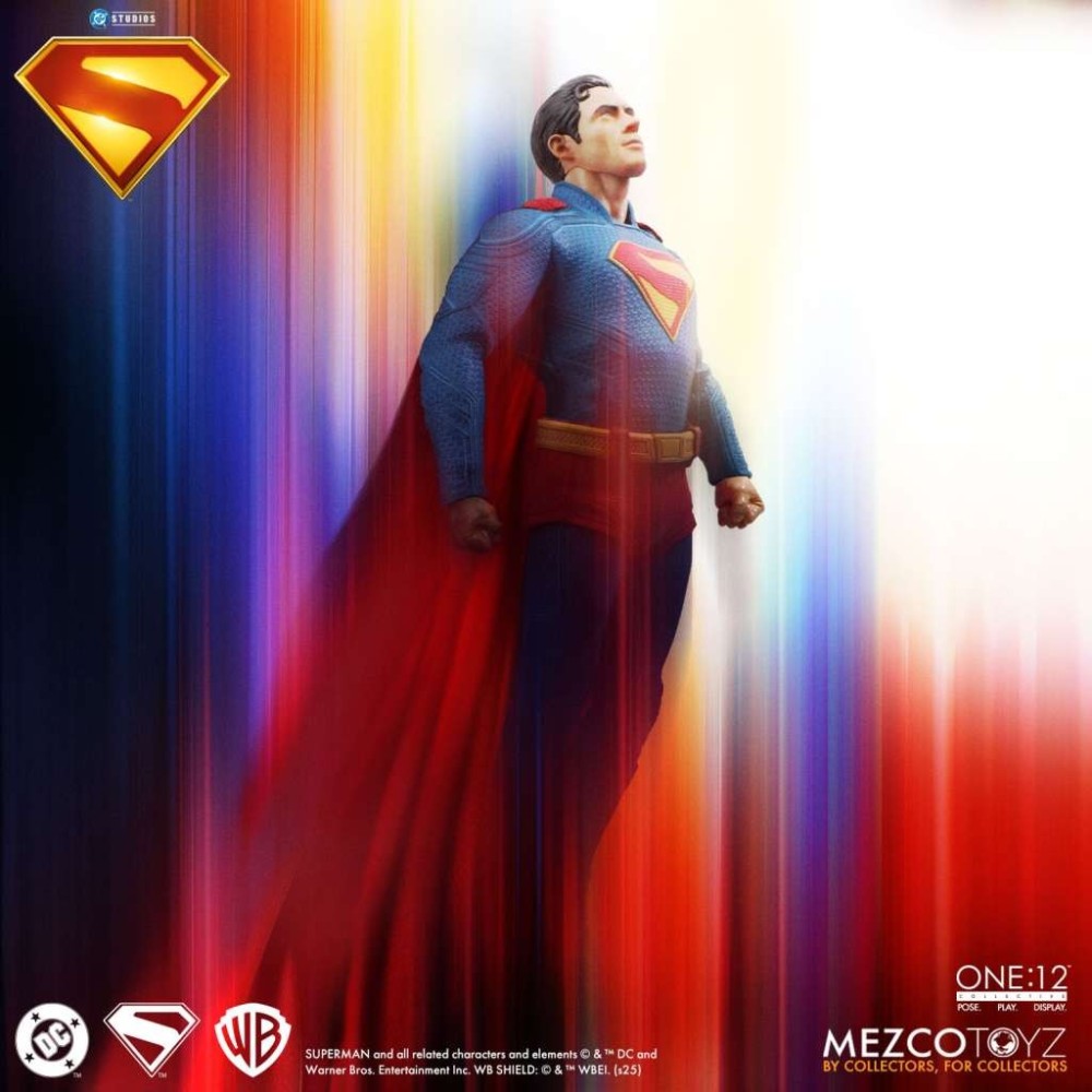 MEZCO TOYS SUPERMAN THE MOVIE ONE:12 COLLECTIVE PVC ACTION FIGURE